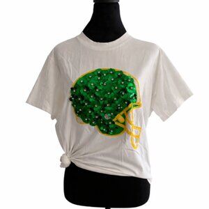 NWOT✨ Queen of Sparkles Baylor Sequin Flower Tee ✨